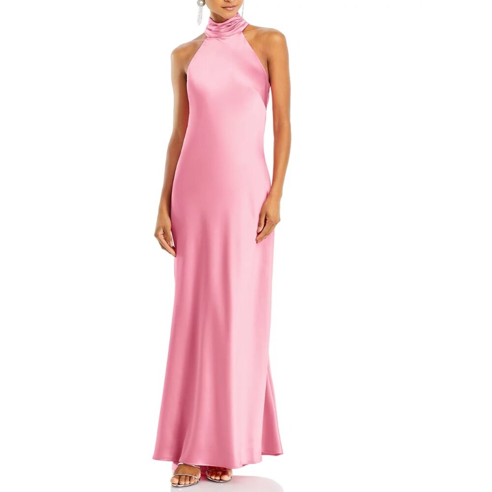 Bloomingdale's Aqua Silk Gown